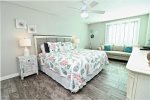 Master bedroom- picture window overlooking the Gulf of Mexico